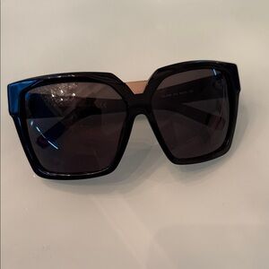 DSQUARED Black and Gold Sunglasses